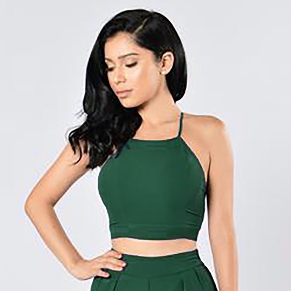 Fashion Nova - Do You Wana Bet Halter Top - Picture 1 of 4